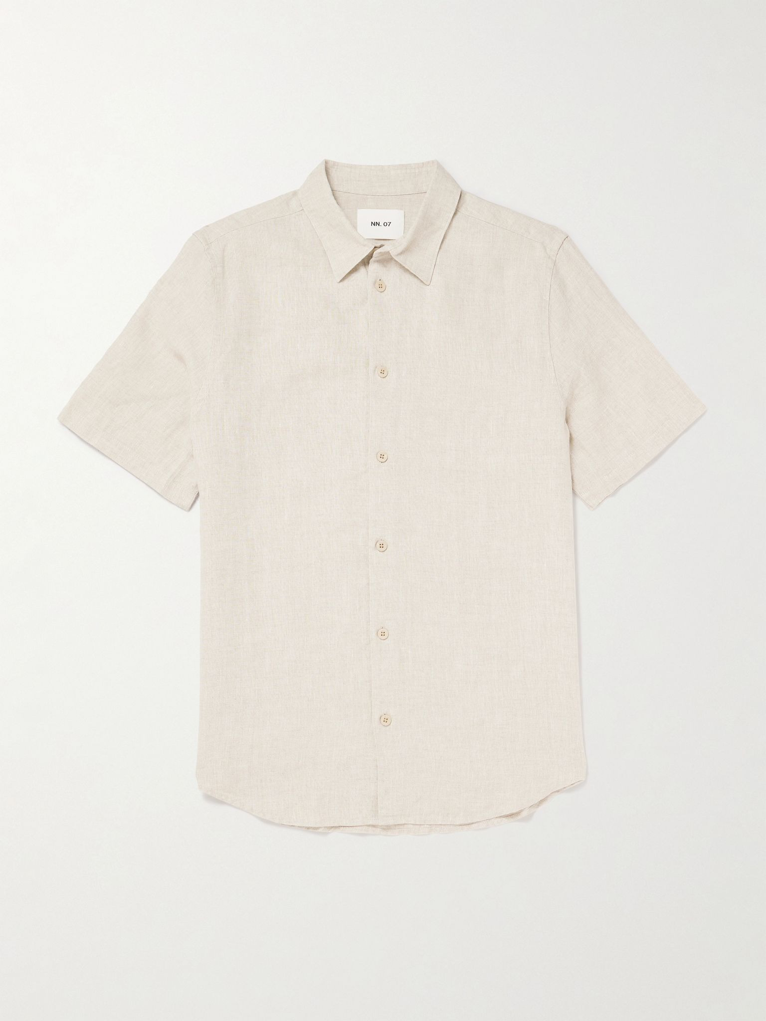 Enzo 5708 Linen Shirt Ecru - 1