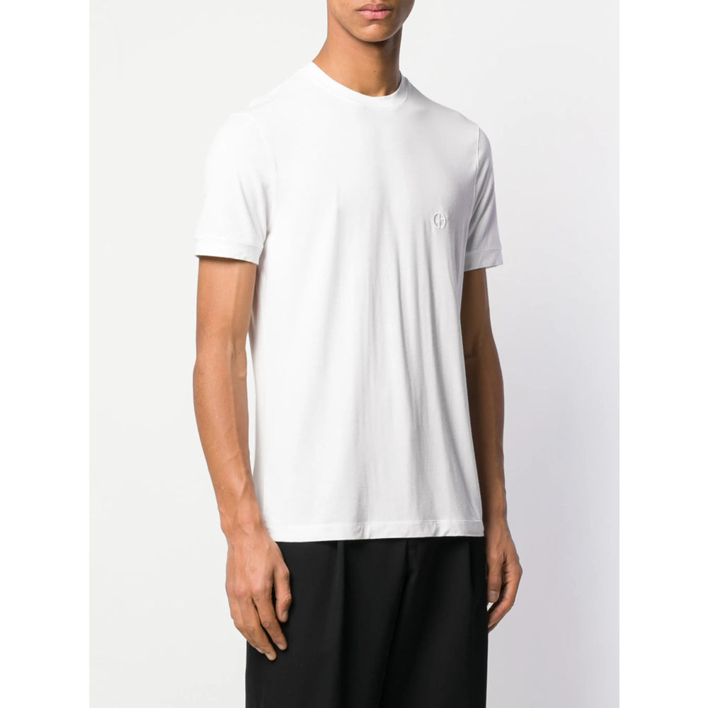 Giorgio Armani White T-Shirts & Vests - T-Shirts Men - 3
