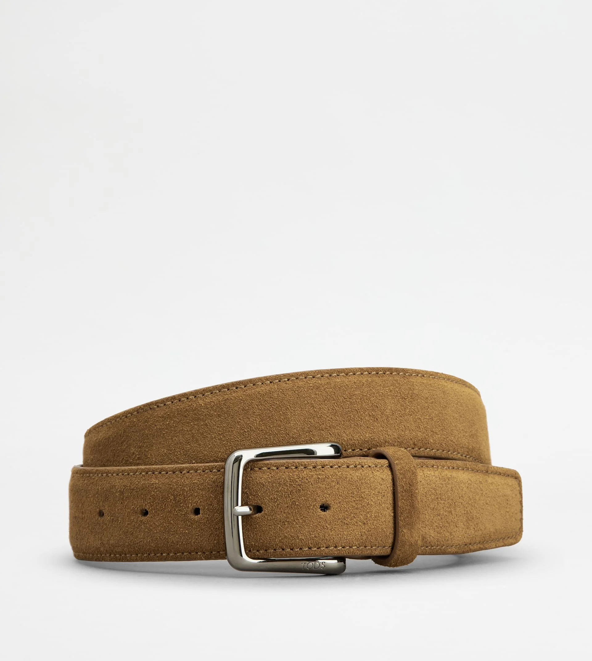 BELT IN SUEDE - BROWN - 1