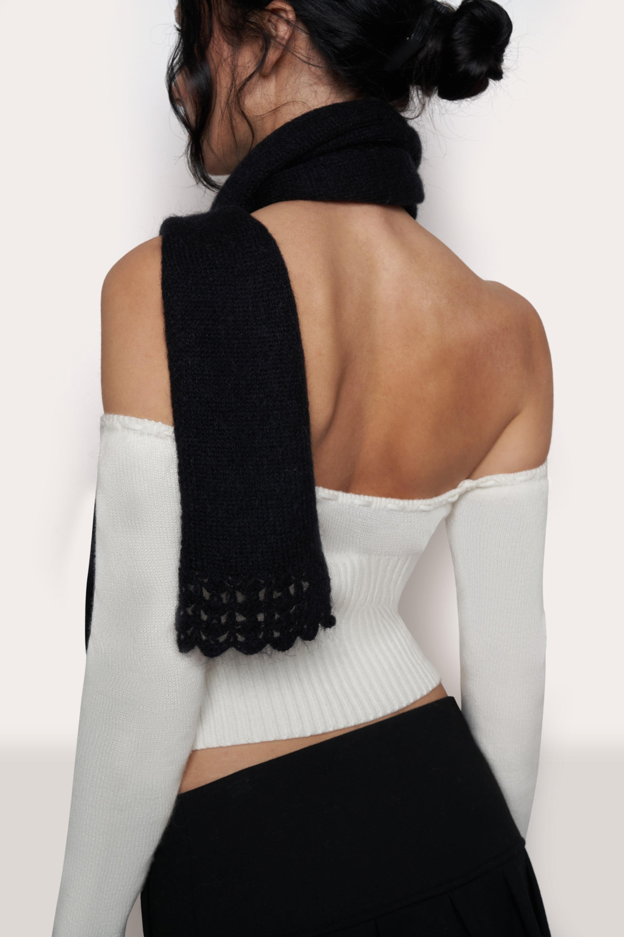 SKINNY SCARF SOLID - 4