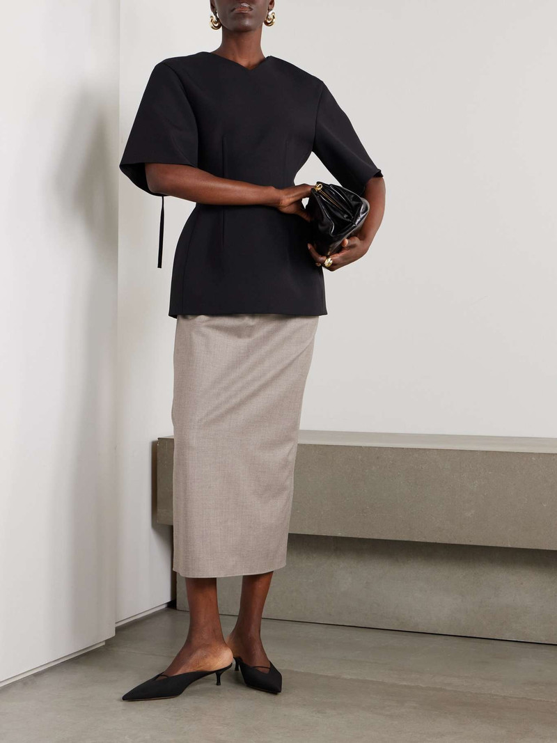 Carven Wool-blend midi skirt outlook