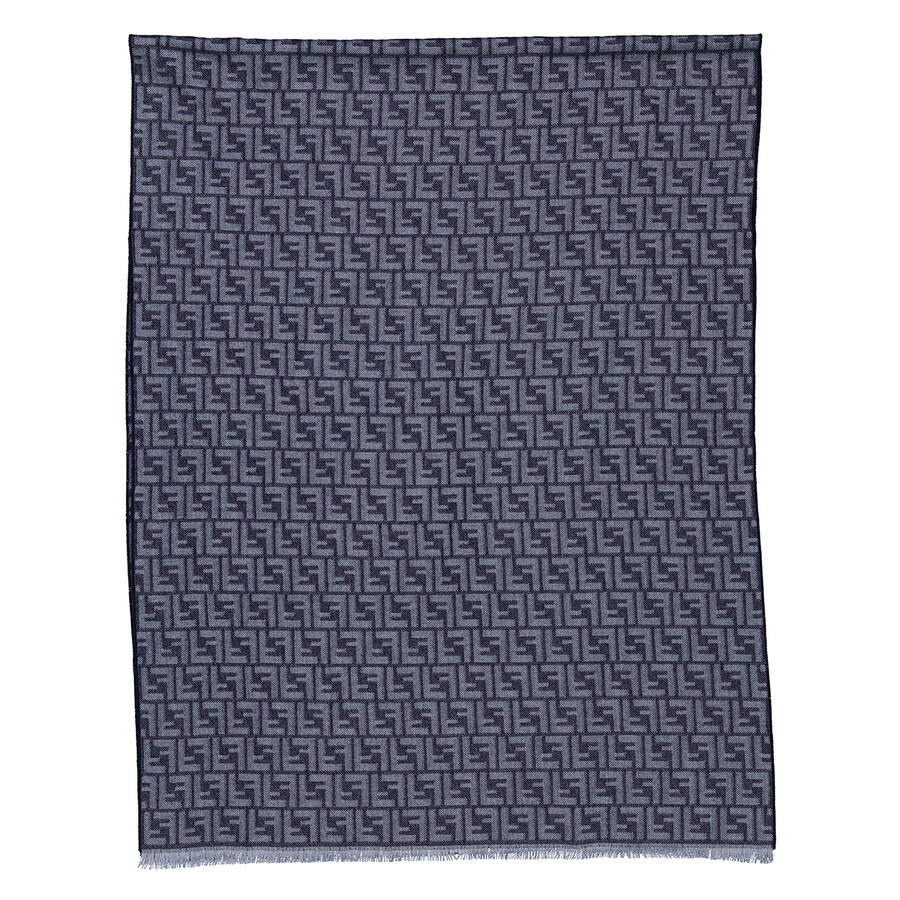 Fendi FF Jacquard Wool Scarf - 5