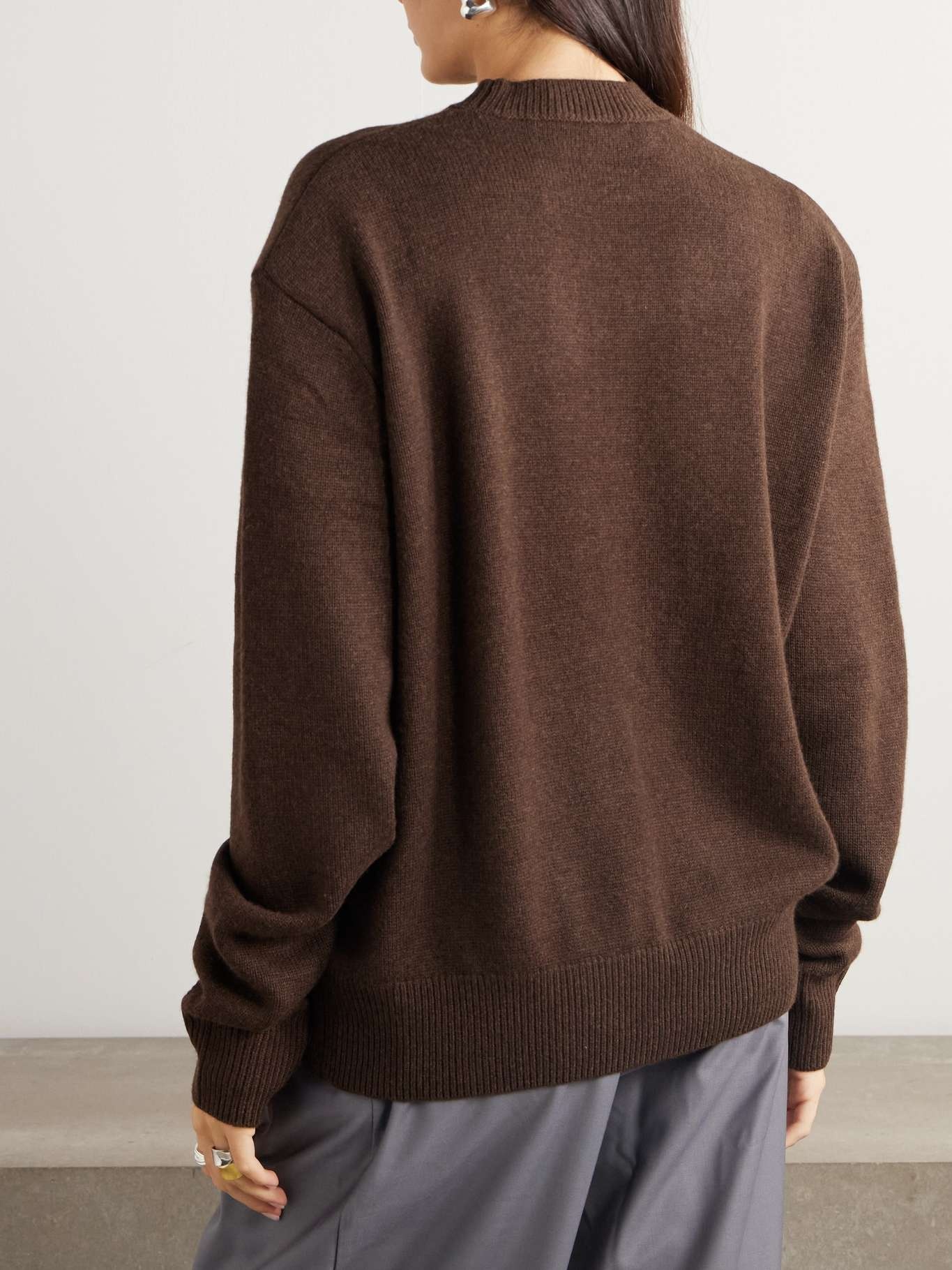 Rafaela oversized merino wool and cashmere-blend sweater - 4
