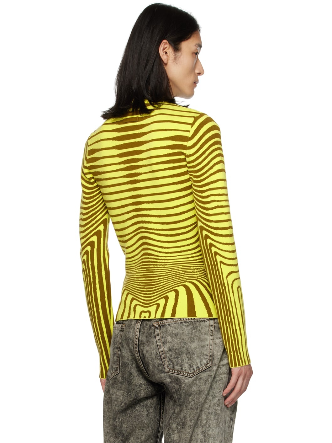 Green Body Morphing Sweater - 3