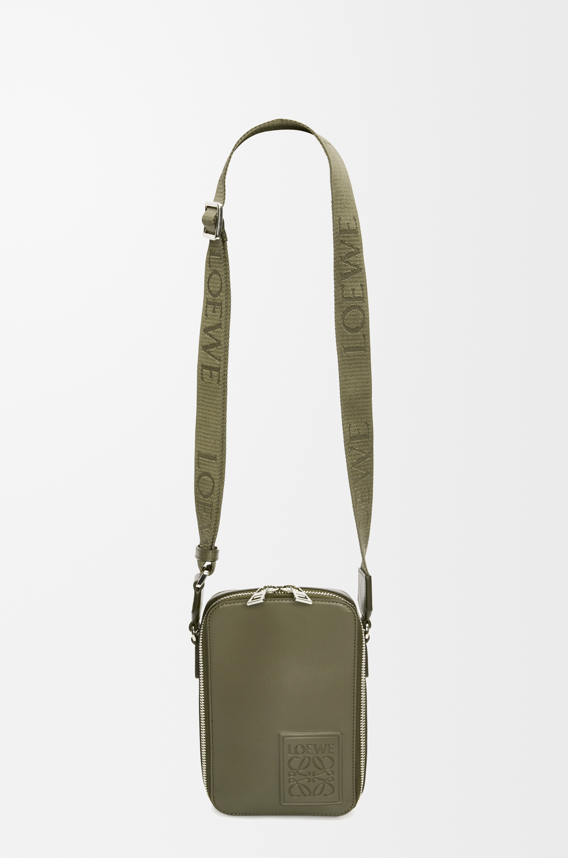 Vertical Crossbody Pocket in satin calfskin - 4
