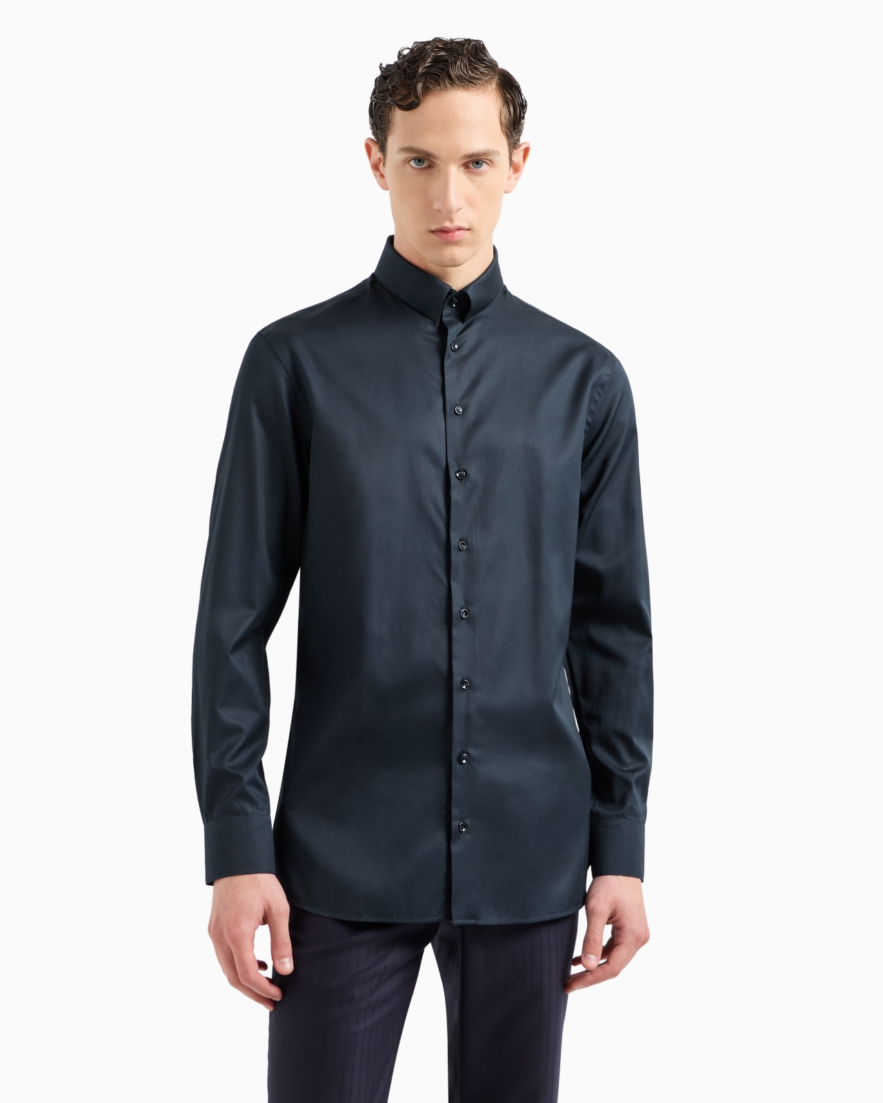 Luxury cotton twill shirt - 4