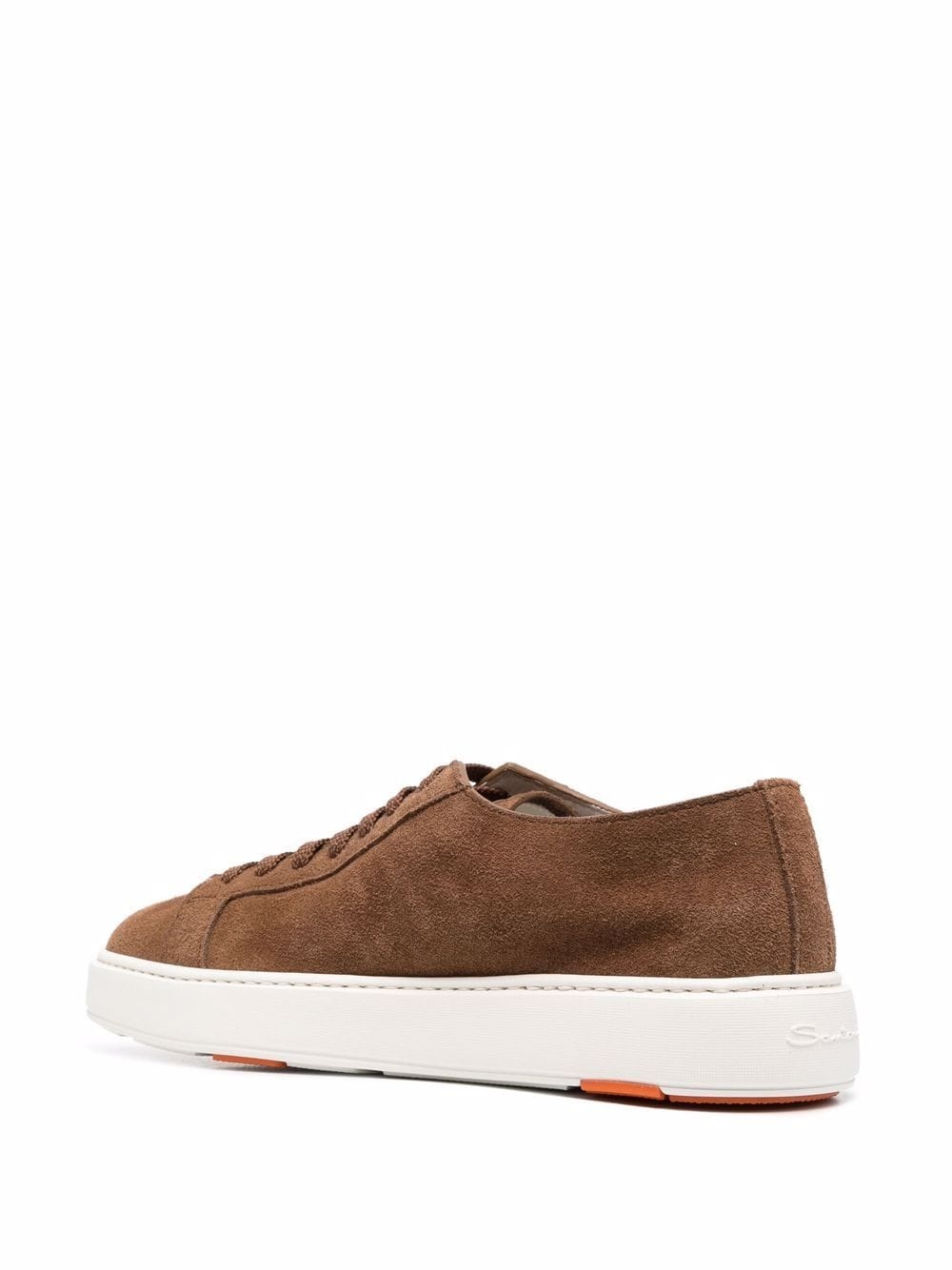 embossed logo low top sneakers - 3