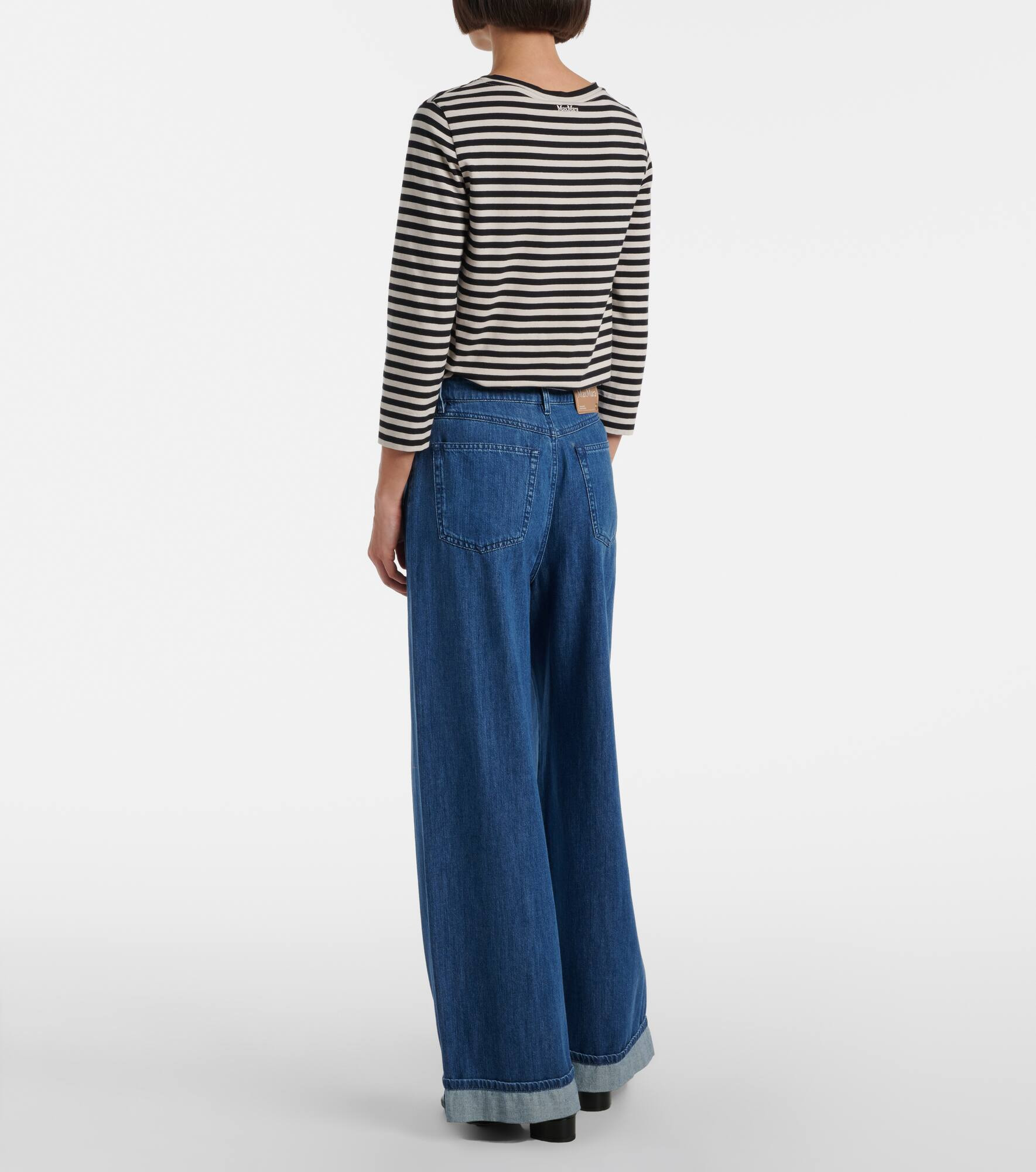 High-rise wide-leg jeans - 3