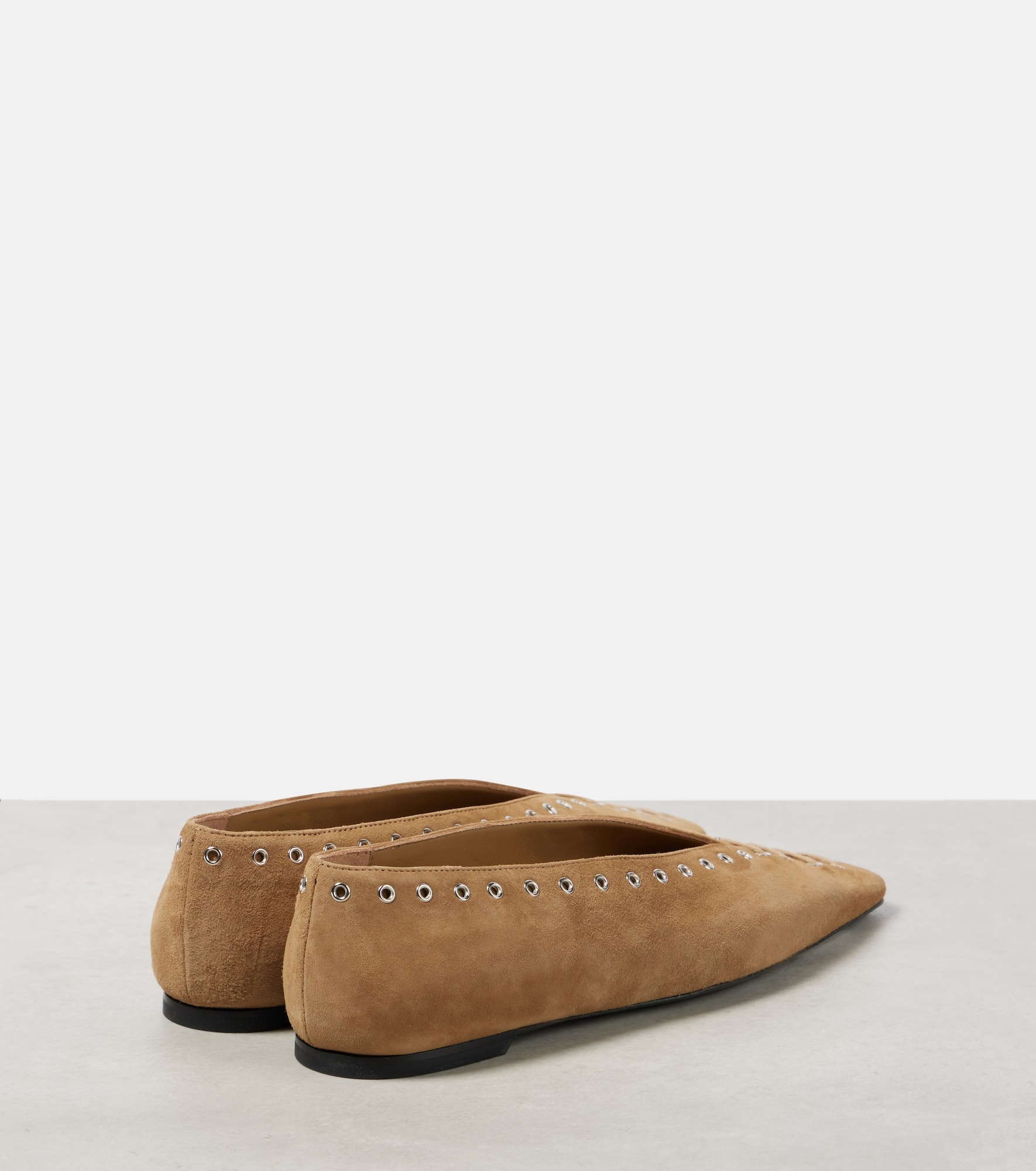Suede ballet flats - 2