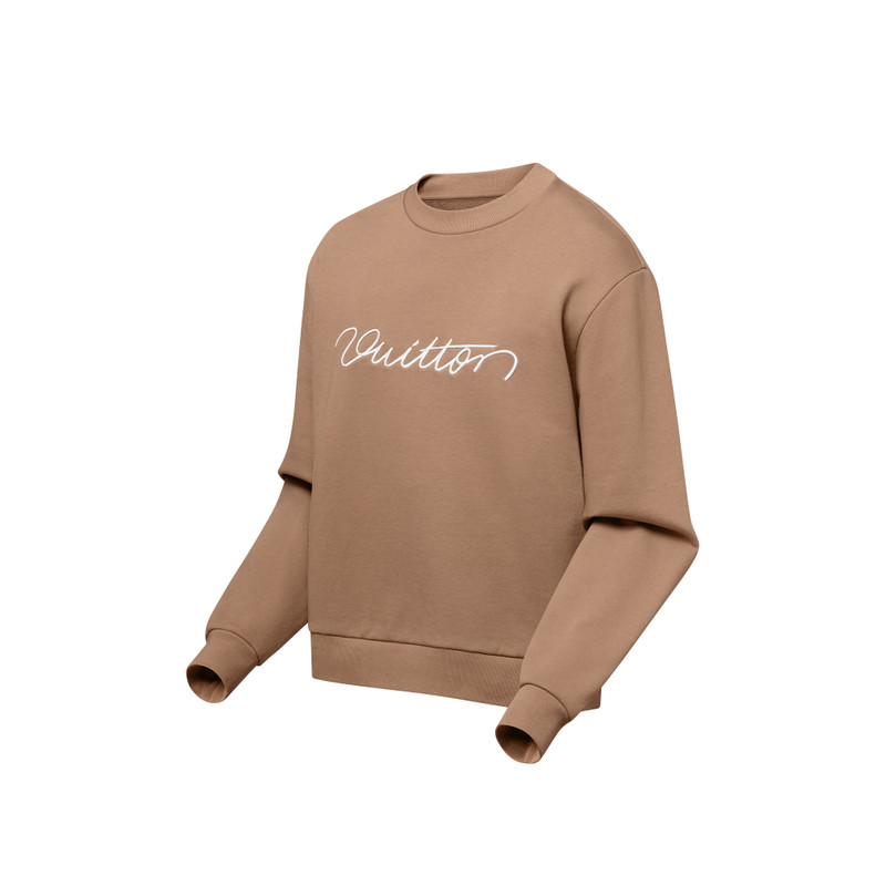 Louis Vuitton Embroidered Cotton Crewneck outlook