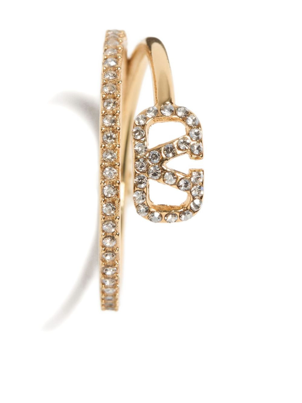 VLogo Signature crystal ring - 4