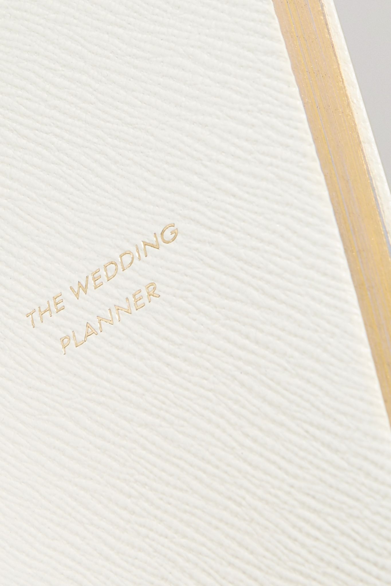 Set of two Panama Wedding and Honeymoon Planner textured-leather notebooks - 4