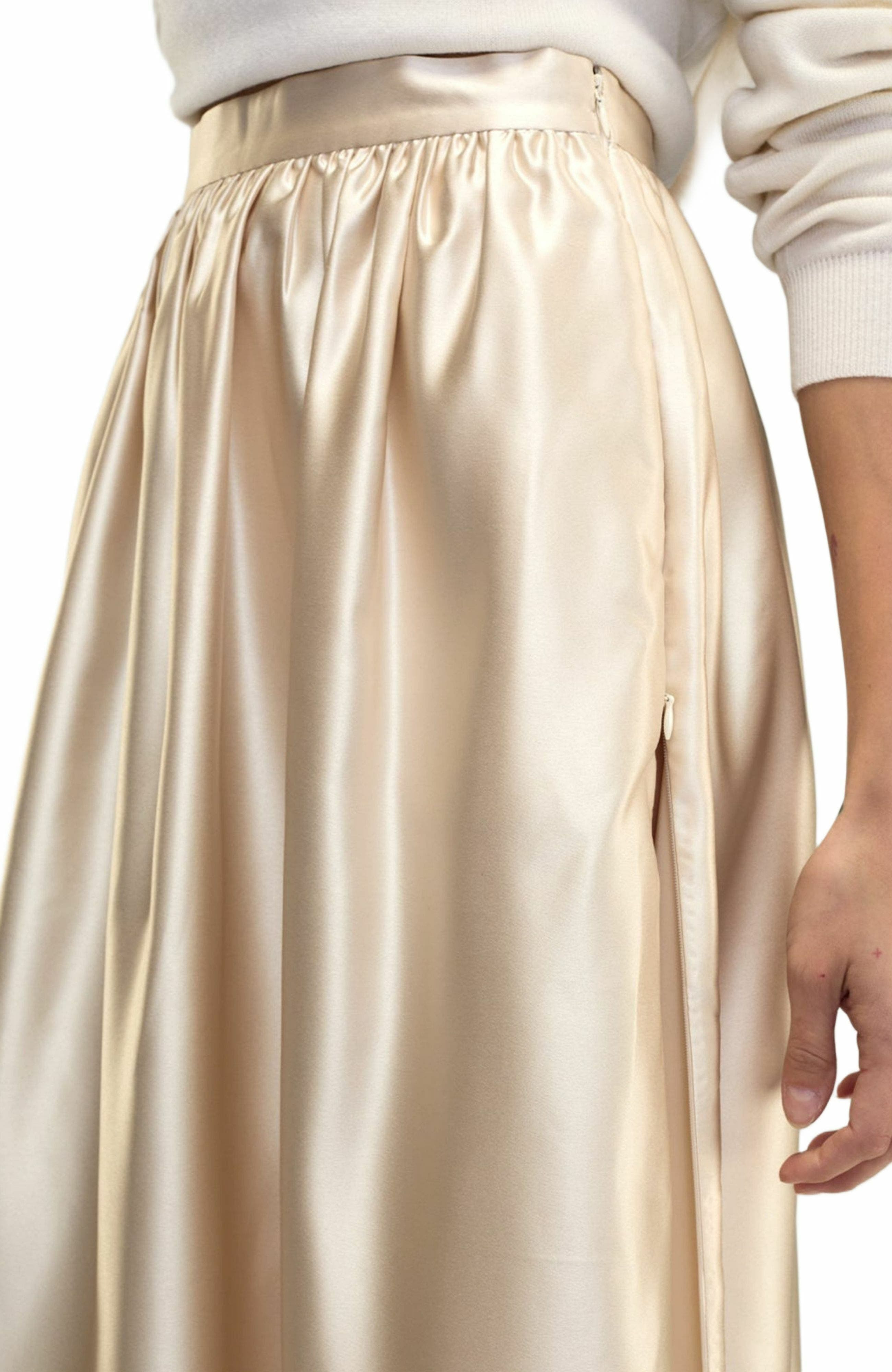 Cynthia Rowley Belle Maxi Skirt in Champagne at Nordstrom - 6