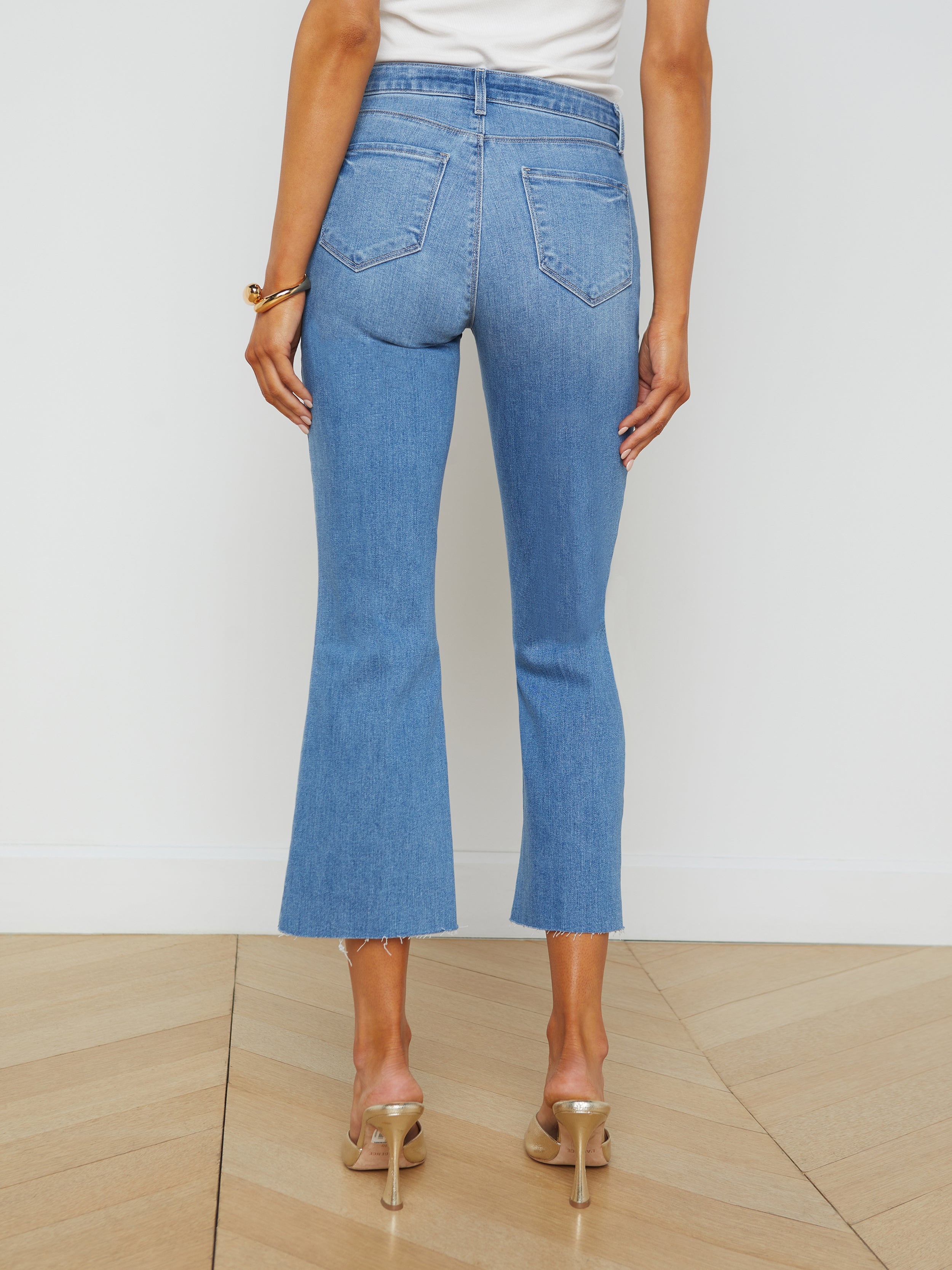 Kendra Cropped Flare Jean - 5