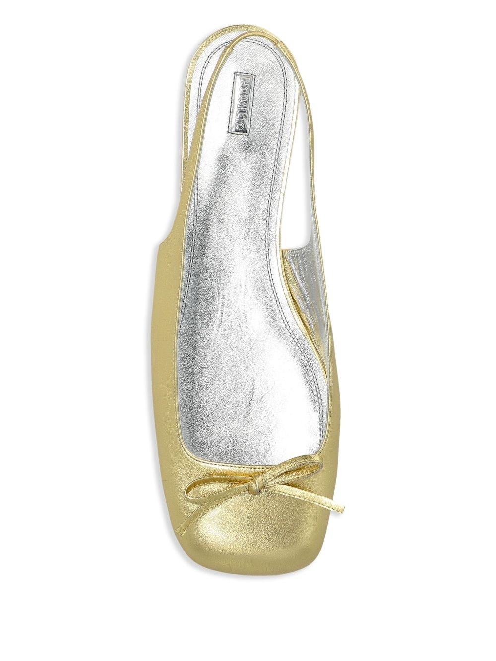 leather ballerina shoes - 4