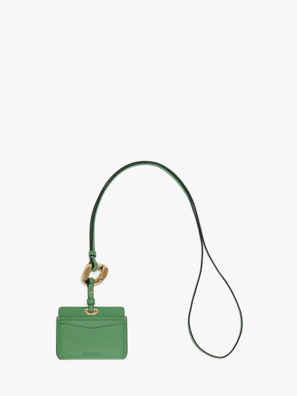 LEATHER CARDHOLDER WITH CHAIN LINK STRAP - 1