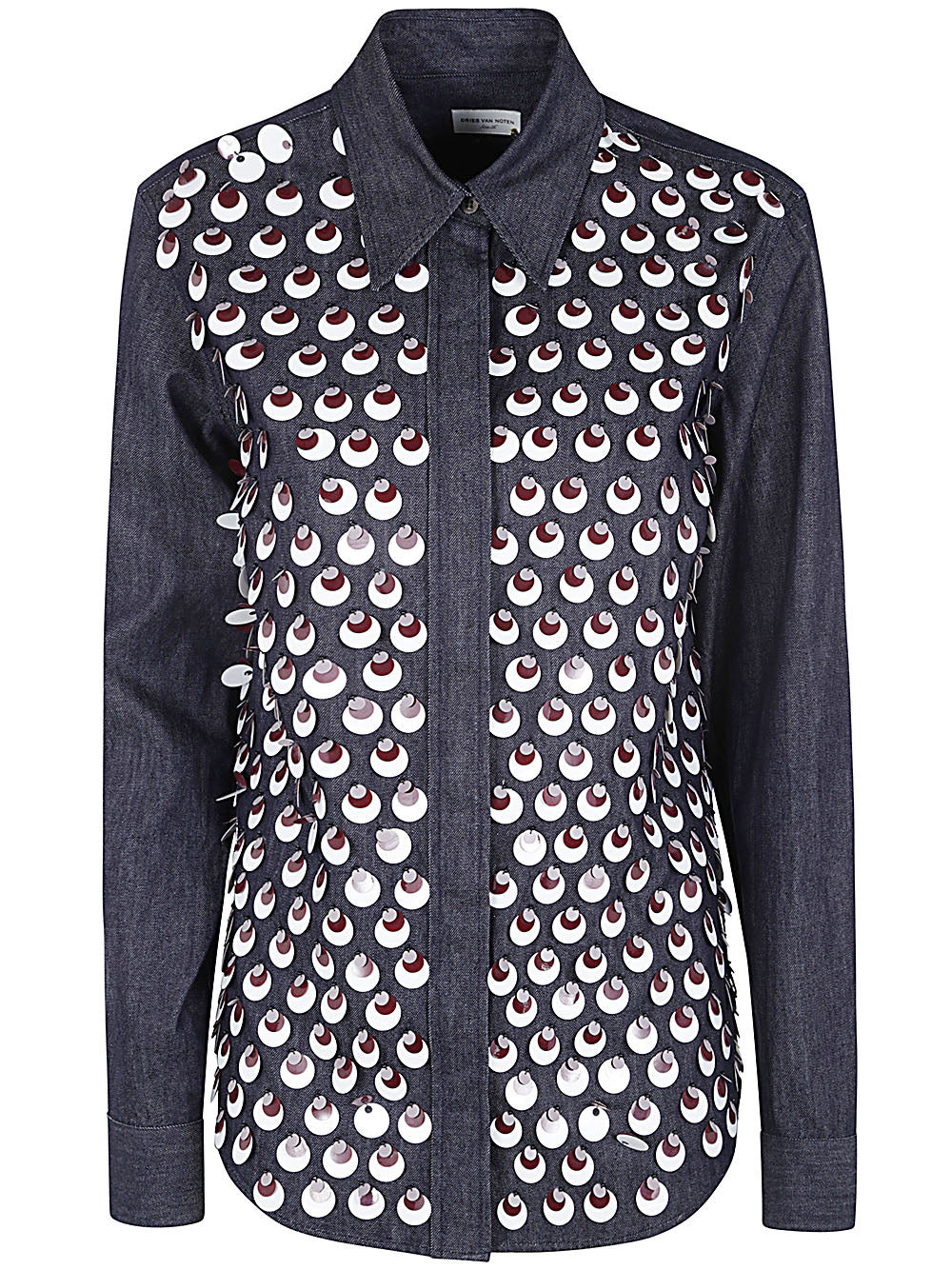 Dries Van Noten Women 00820 Chowy Den Emb 8431 Shirt - 1