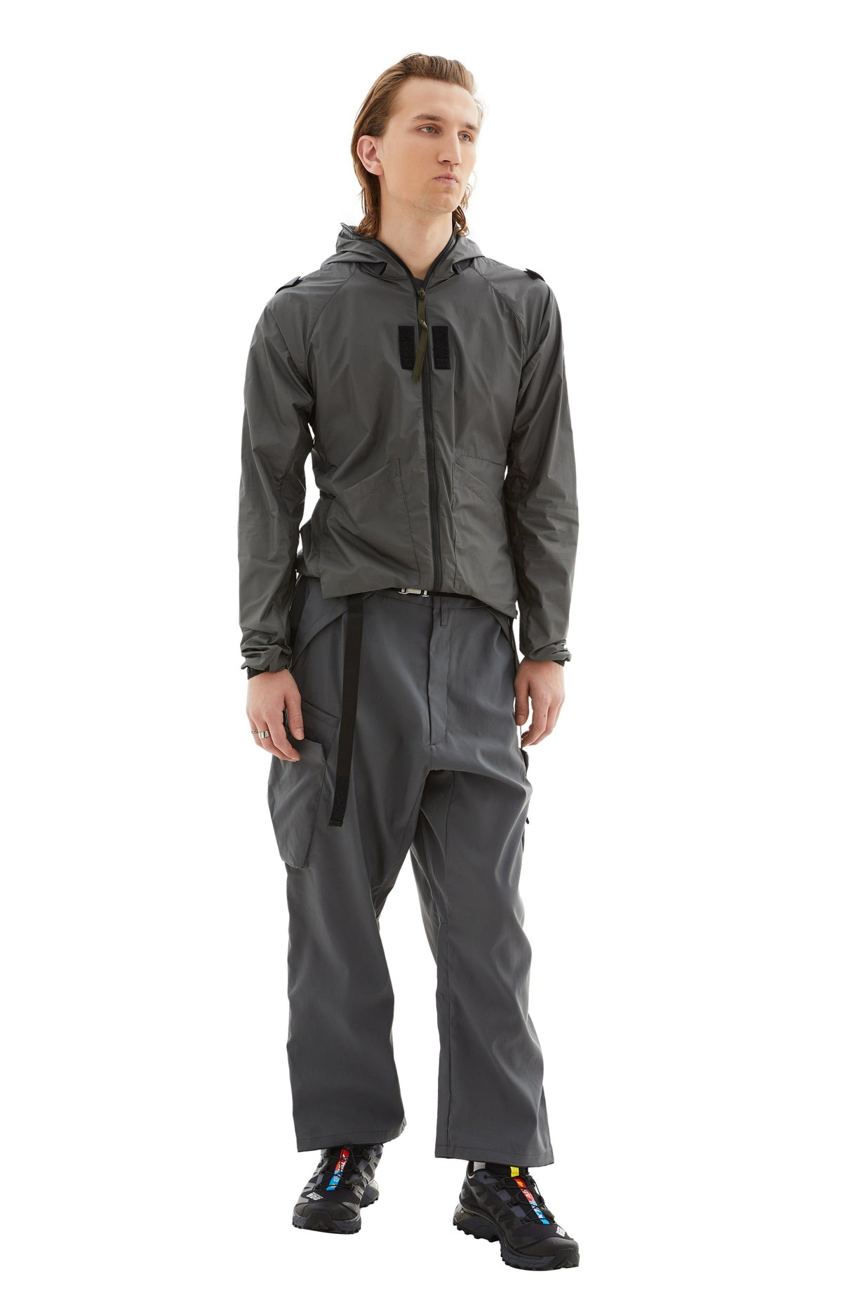 PACKABLE HARDSHELL JACKET (GREY) - 2