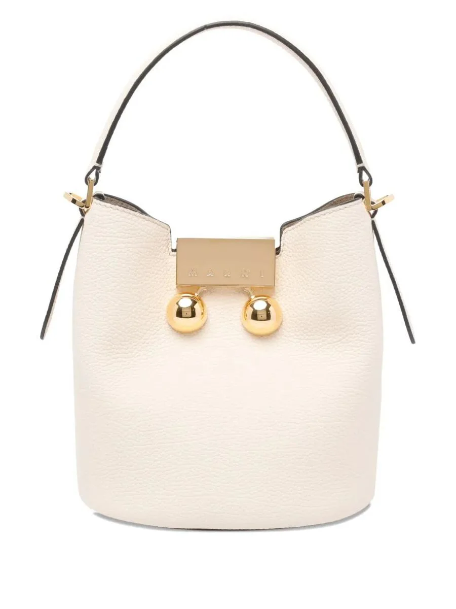 Marni Trunkaroo Leather Bucket Bags - 1