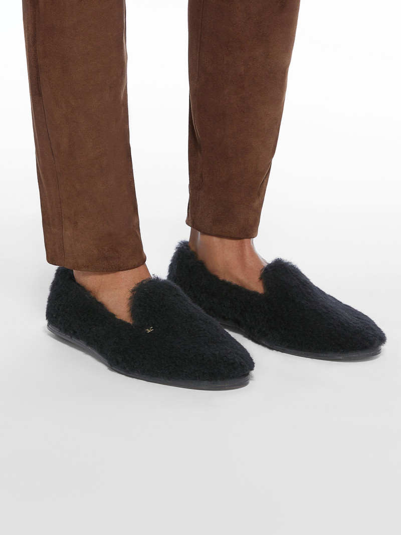 FELIA Teddy fabric slippers 6