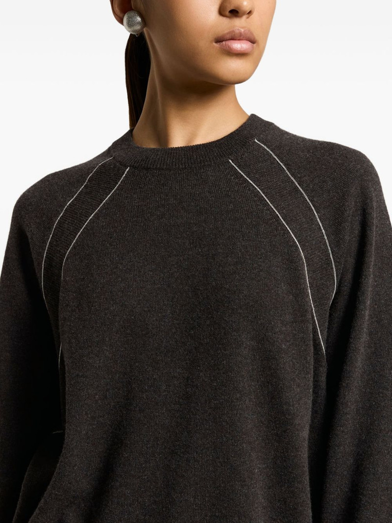 raglan-sleeve cashmere sweater 4