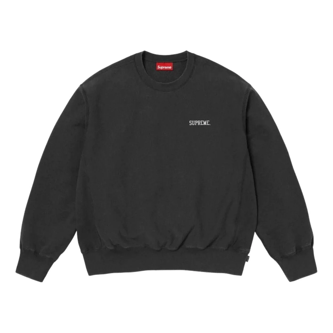 Supreme SS26 Washed Crewneck 'Black' SUP-SS26-304-BLK - 1