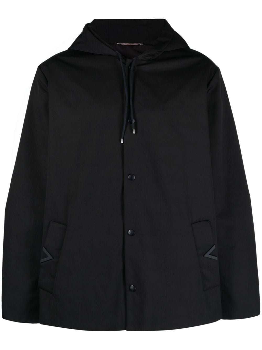 hooded windbreaker jacket - 1