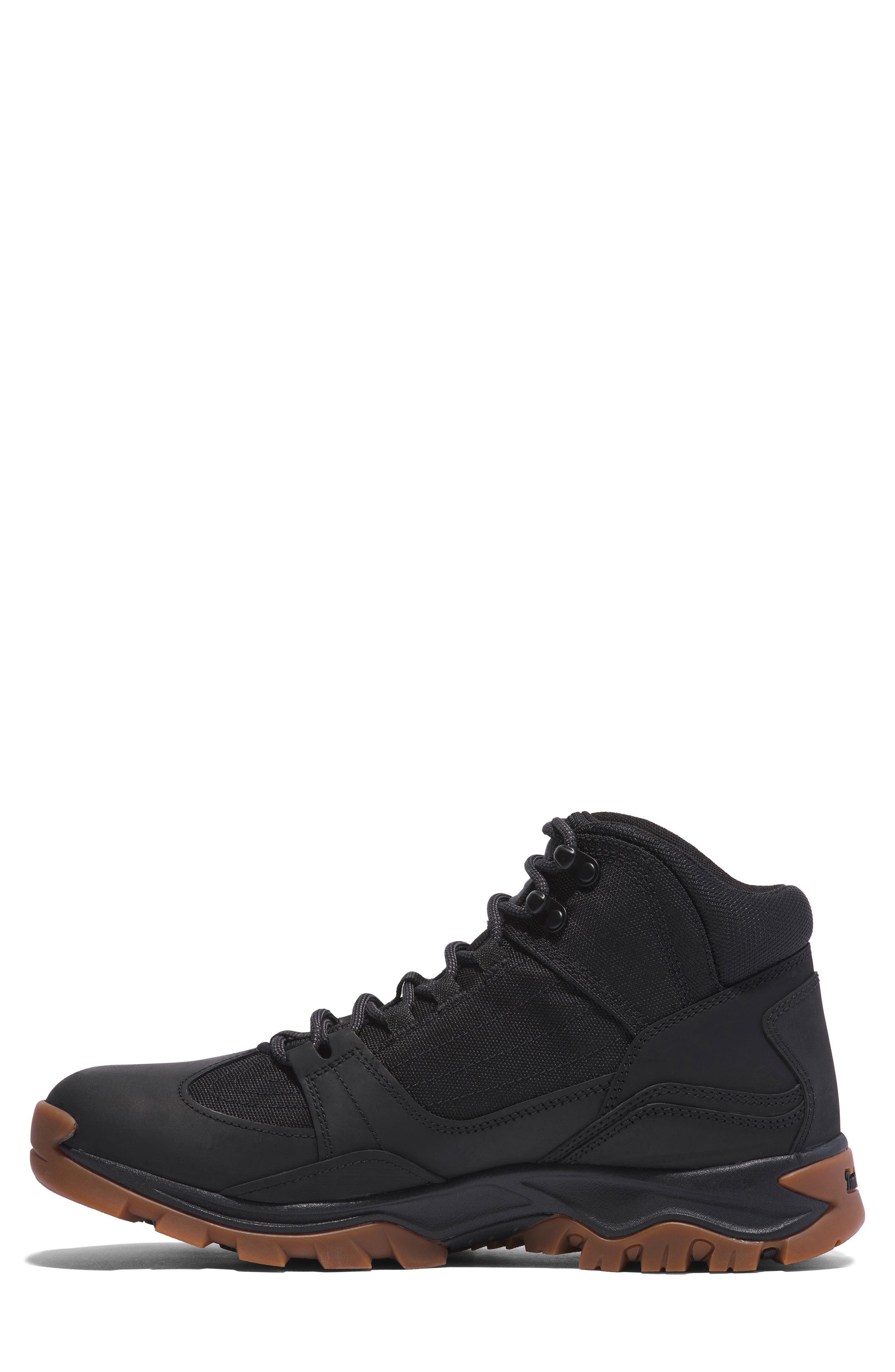 Timberland Mt. Maddsen Water Resistant Hiking Boot in Black Full Grain at Nordstrom - 8