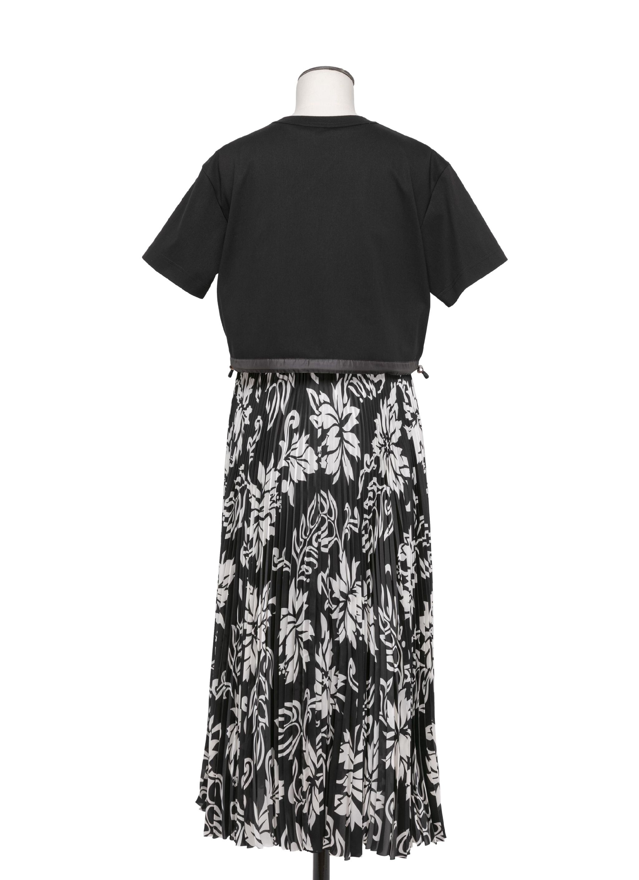 Floral Print Cotton Jersey Dress - 3