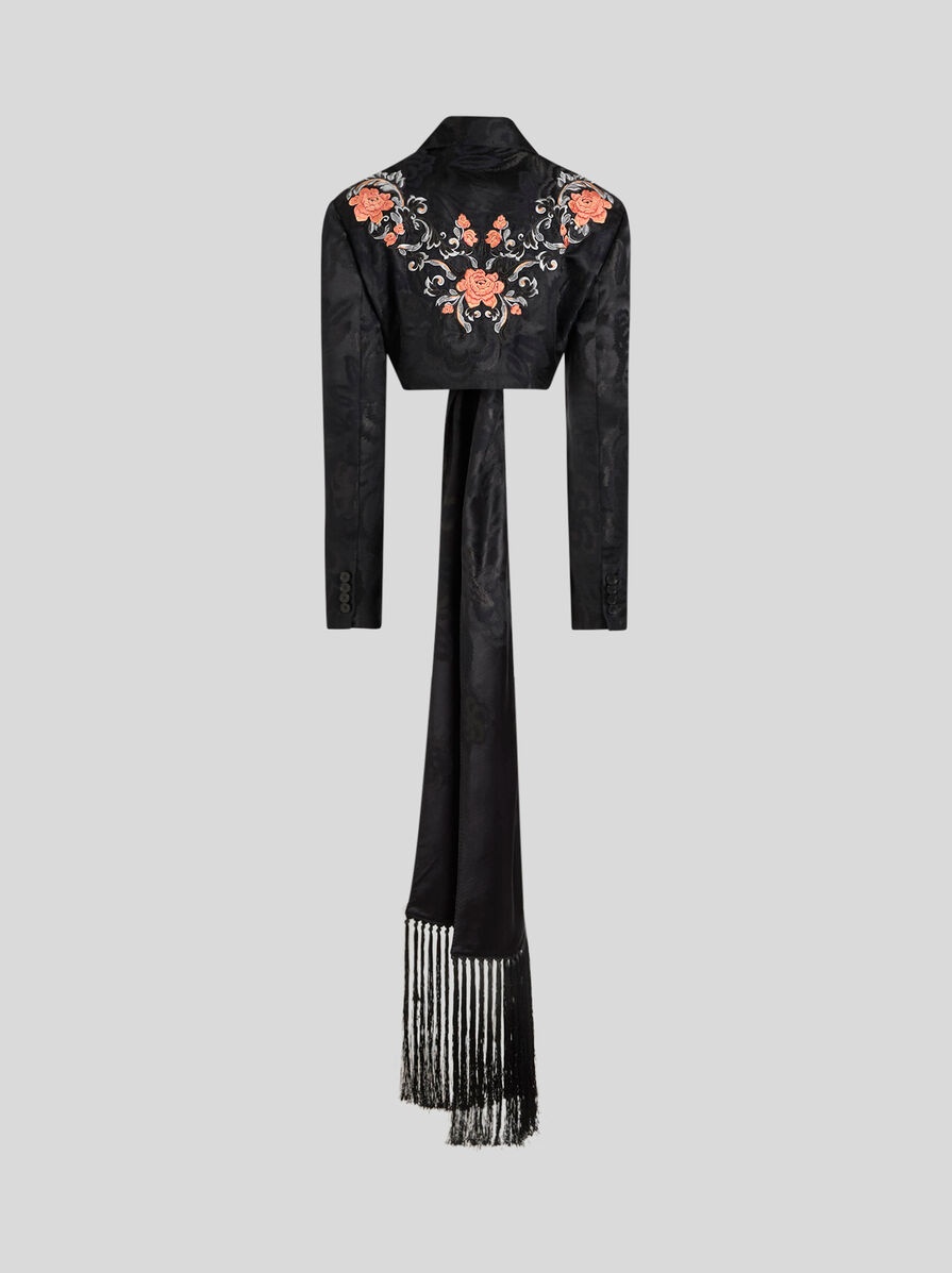 JACQUARD JACKET WITH EMBROIDERY - 4