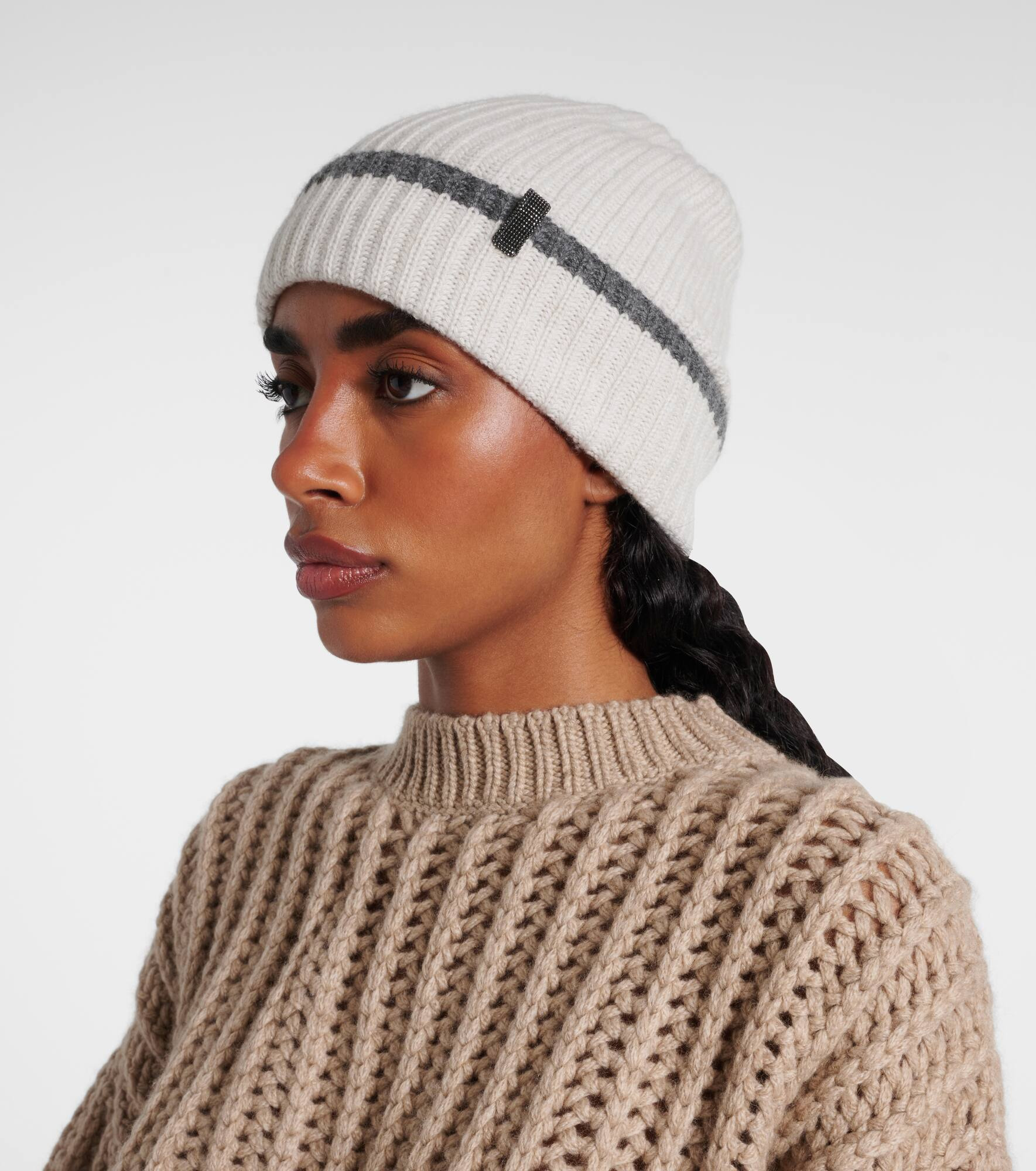 Monili cashmere beanie - 5