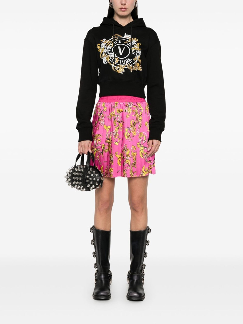 VERSACE JEANS COUTURE logo-print hoodie outlook