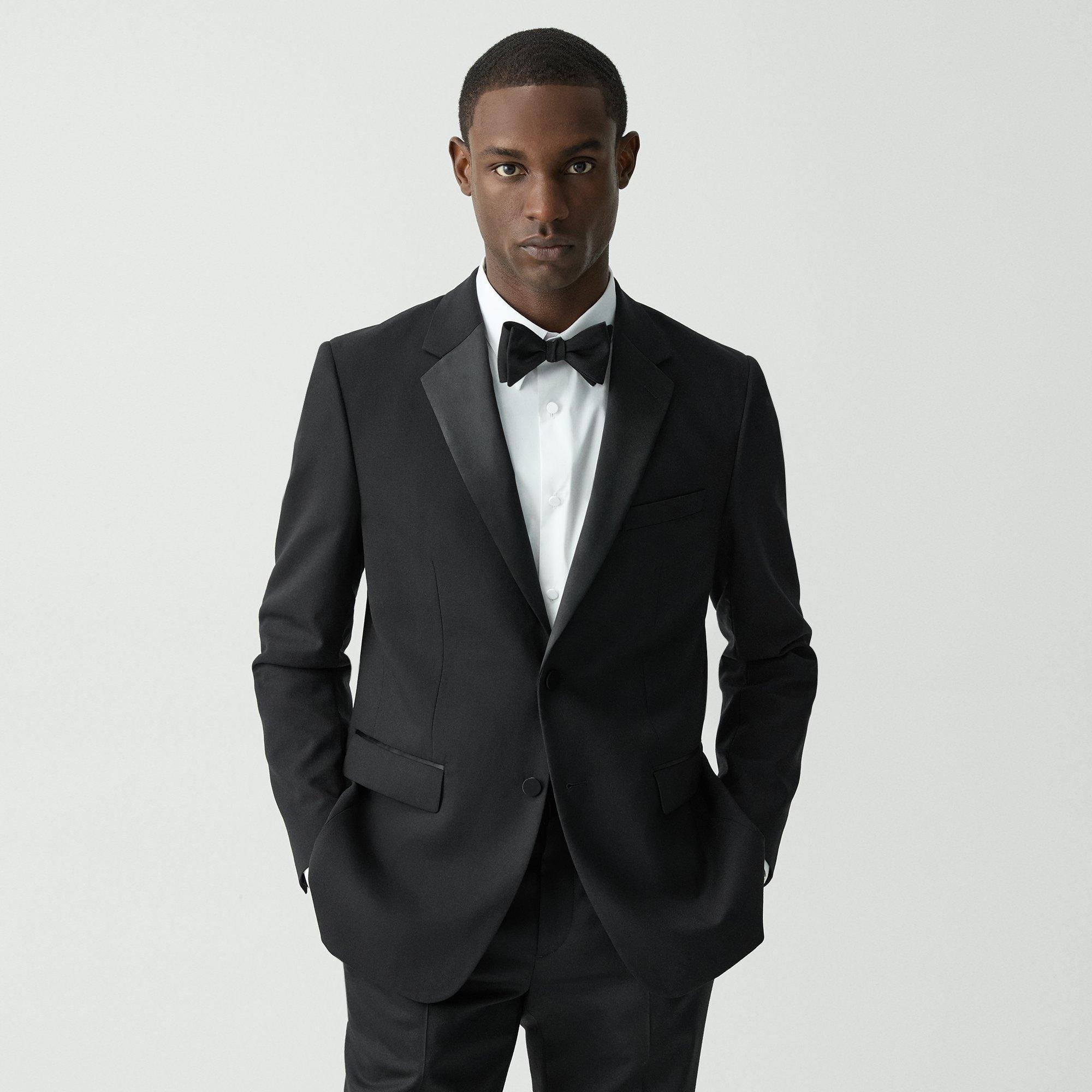 Chambers Tuxedo Blazer in Stretch Wool - 3