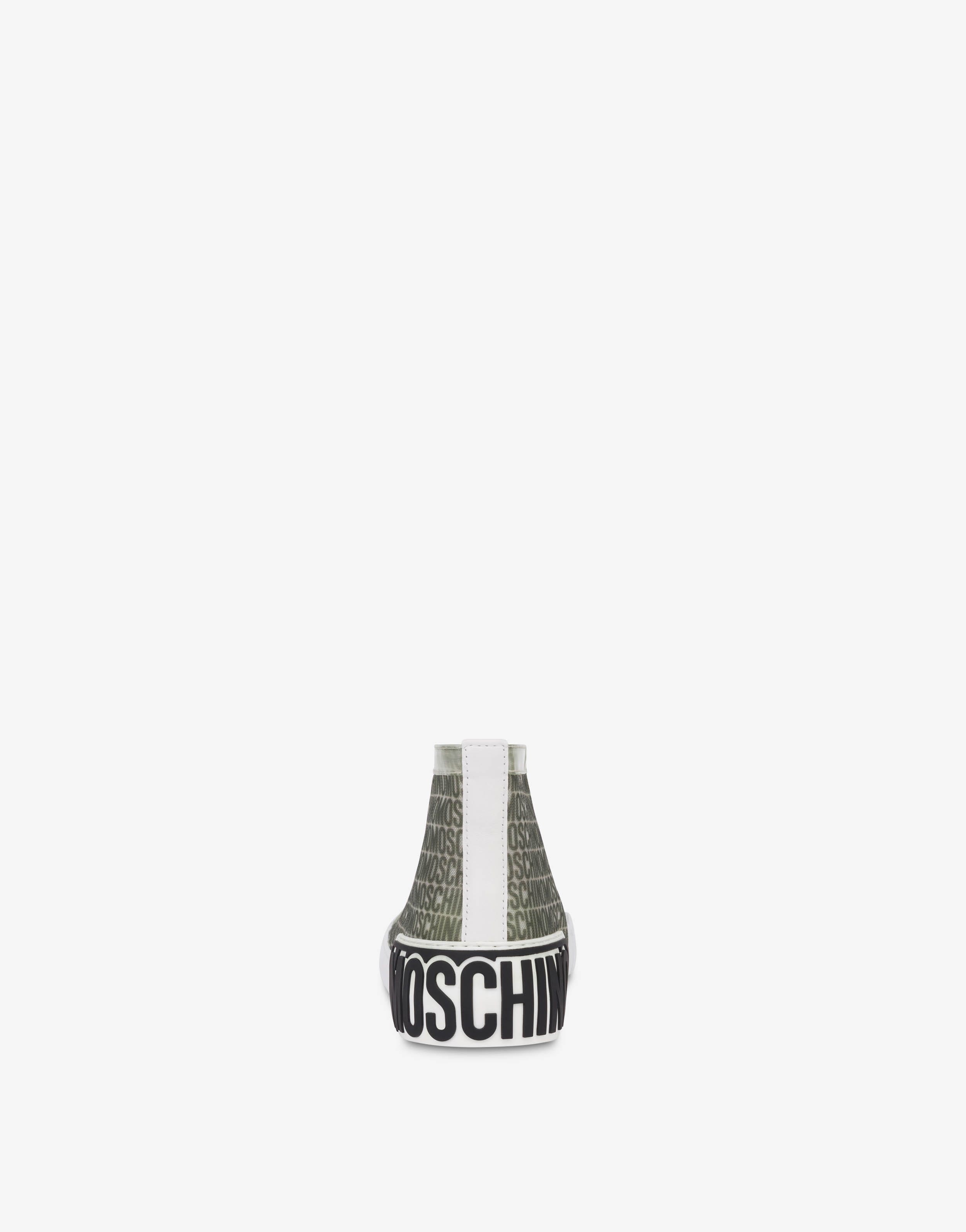 ALLOVER LOGO MESH HIGH SNEAKERS - 3