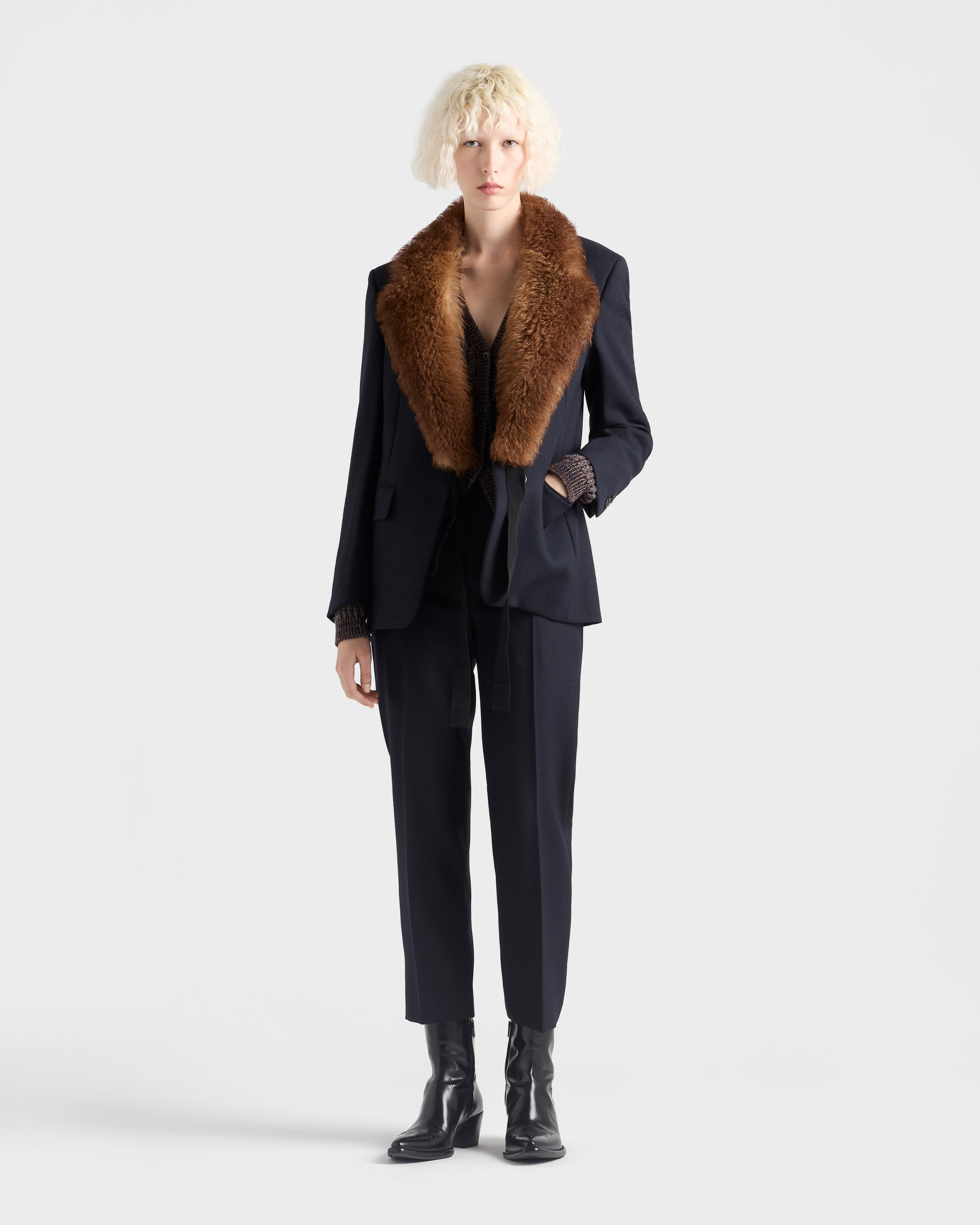Wool rush stitch pants - 2