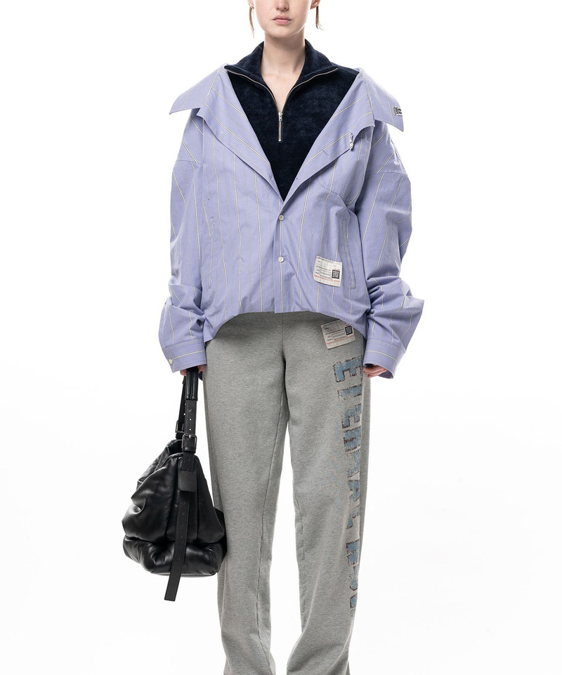 Shifted Layer Stripe Shirt 9