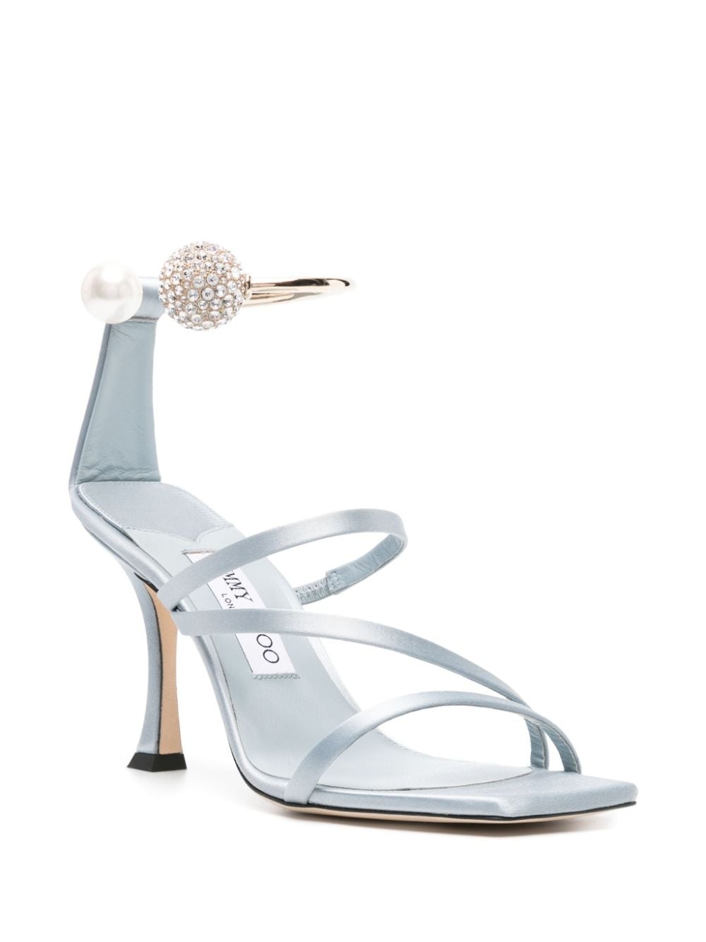 サンダル・ミュール Satin Stiletto Heels Sandals JIMMY CHOO Otillia 90mm satin sandals | REVERSIBLE