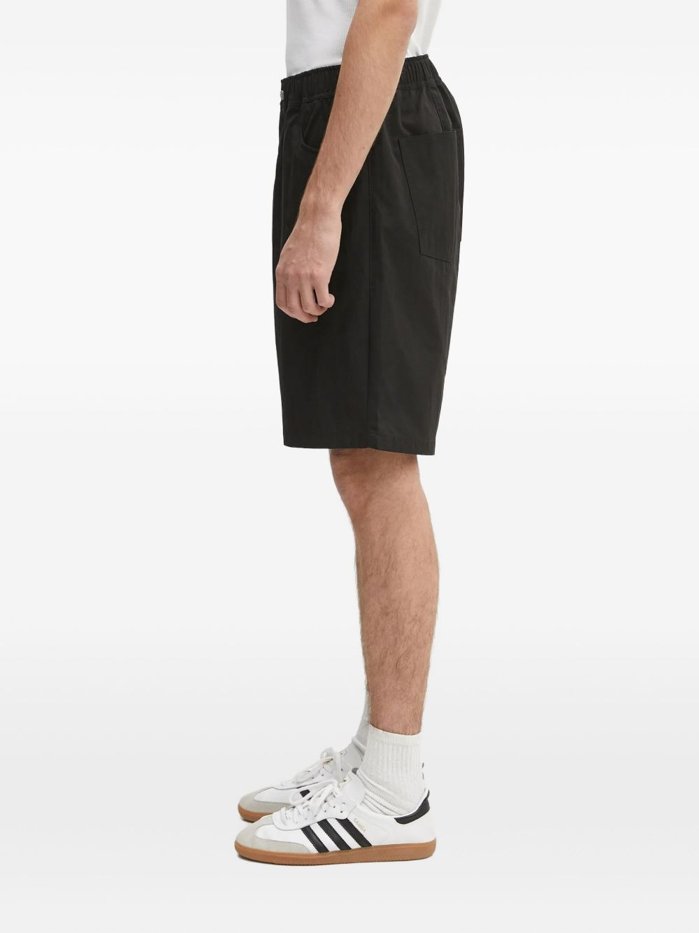 elastic-waistband shorts - 3
