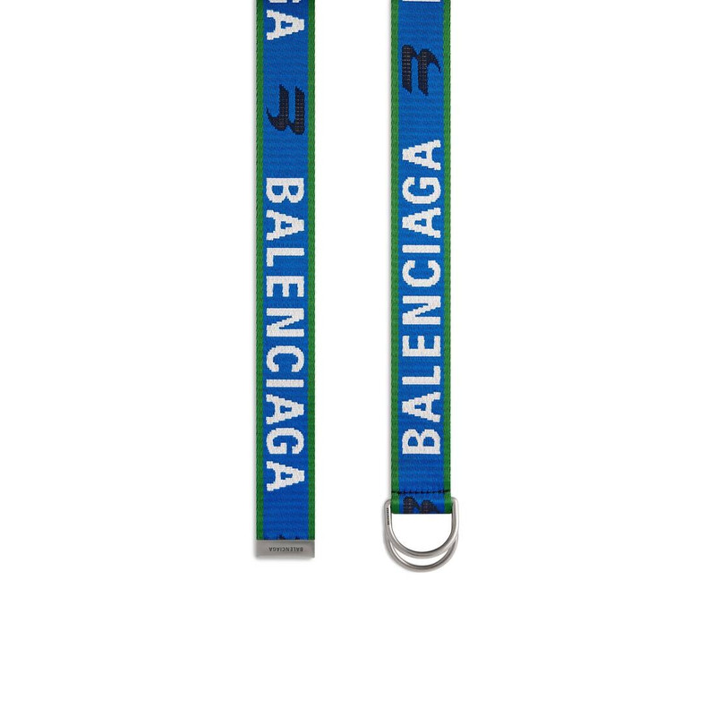 Men's D Ring Belt in Navy Blue 1