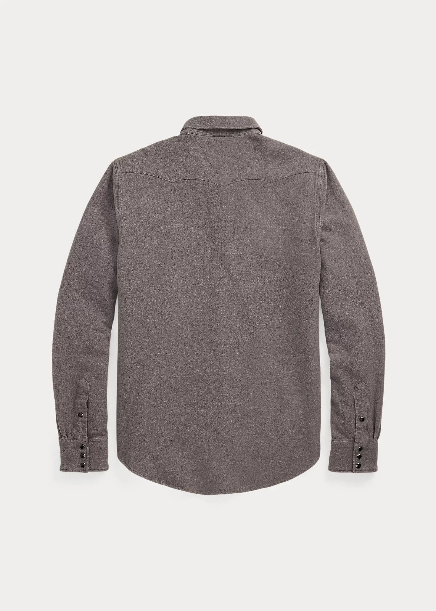 Slim Fit Chamois Western Shirt - 2