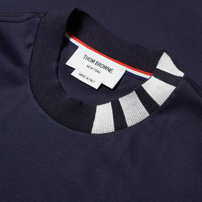 Thom Browne Thom Browne 4 Bar Mock Neck Tee outlook