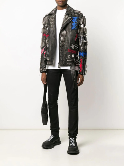 PHILIPP PLEIN Rock PP biker jacket outlook