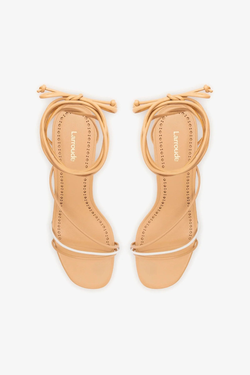 Sara Sandal In Tan Leather 4