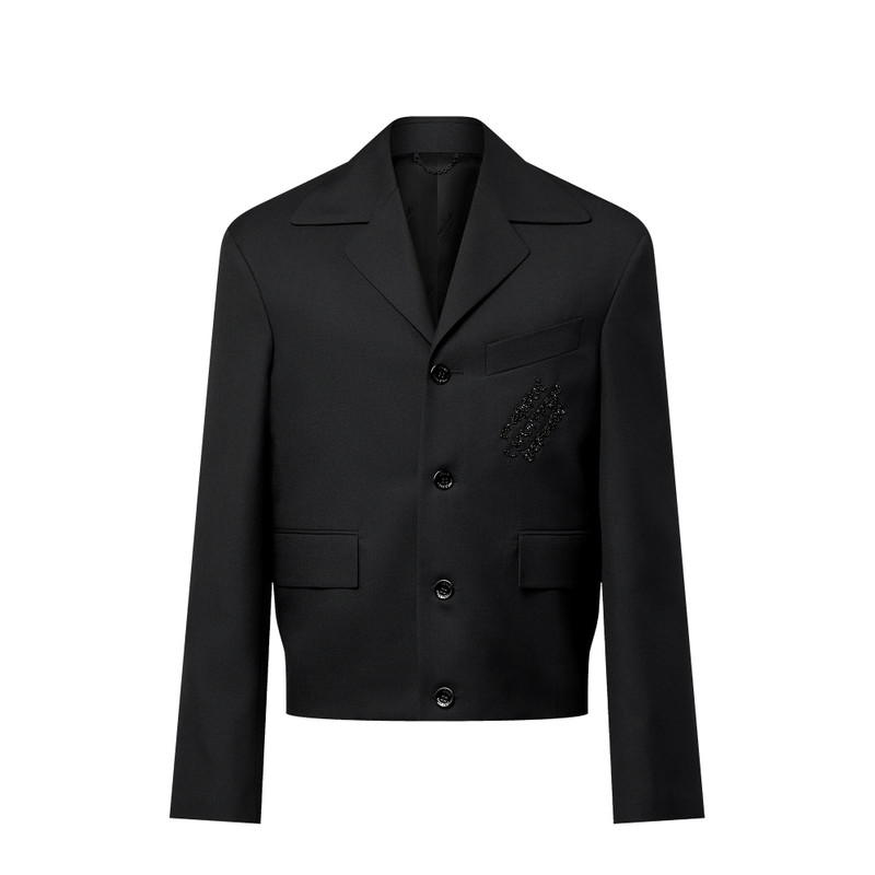 Embroidered Wool Signature Blouson 1