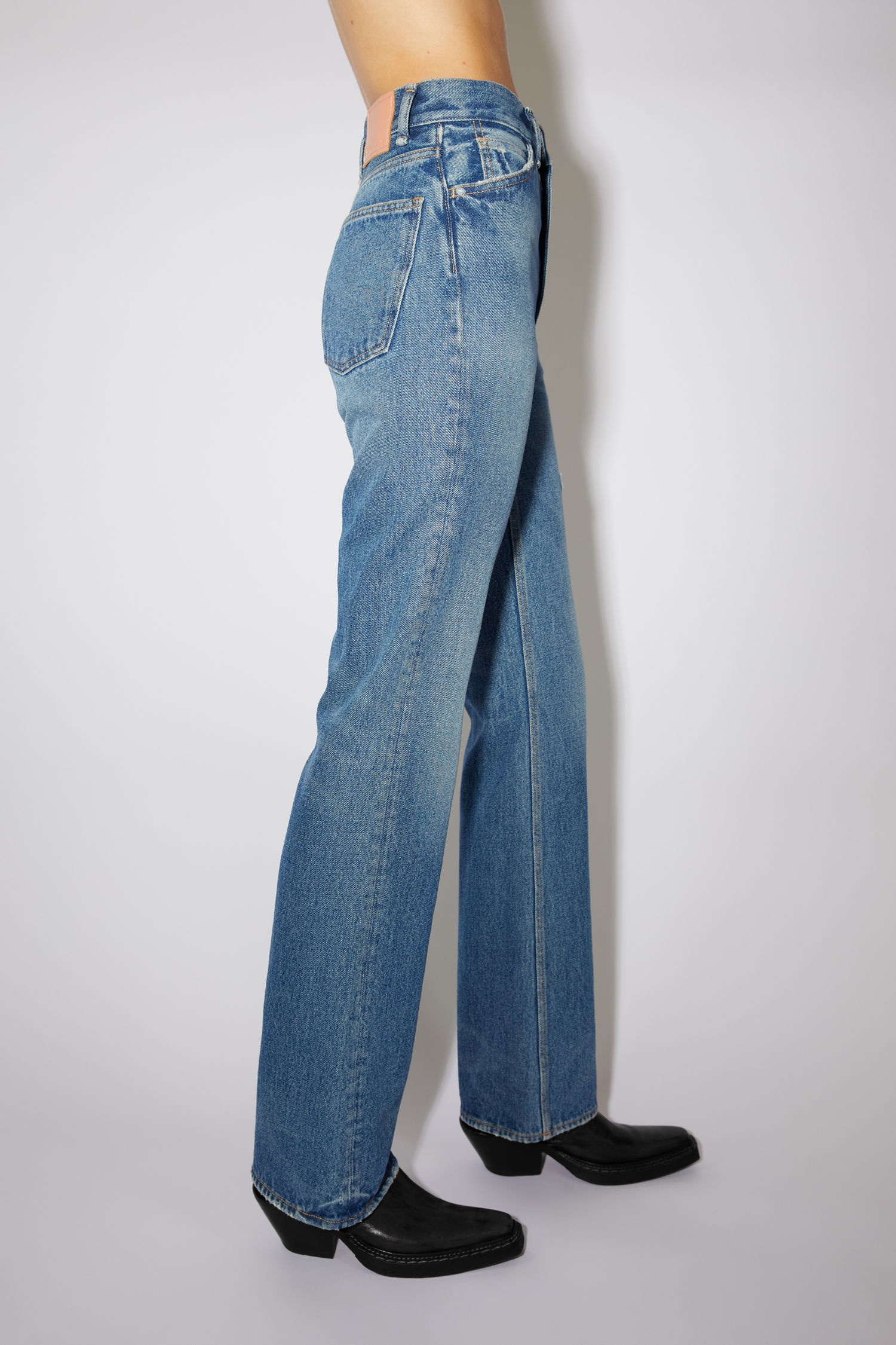 Bootcut fit jeans - Mid Blue - 4