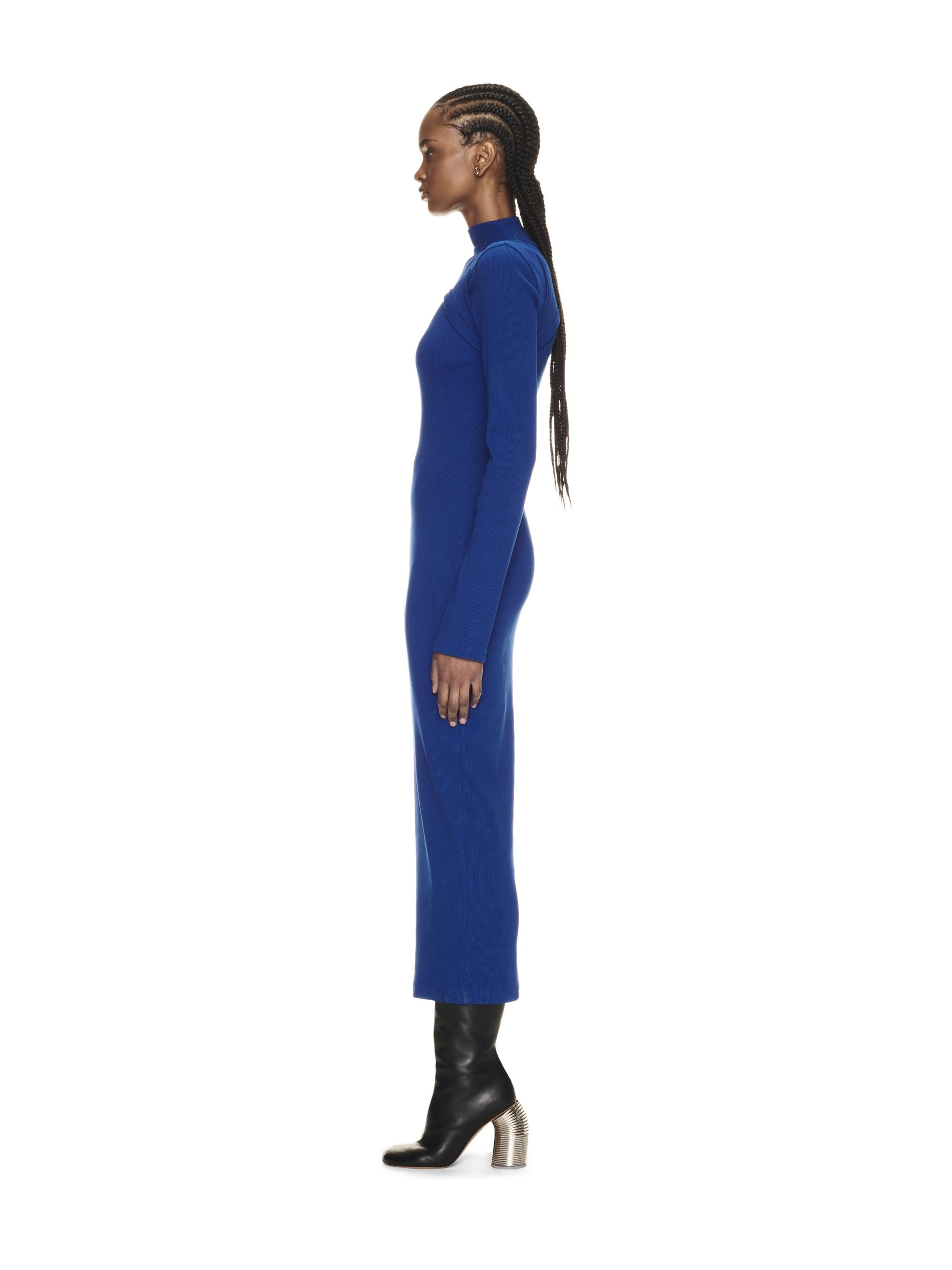 Off Stamp Rib Round Long Dres - 3