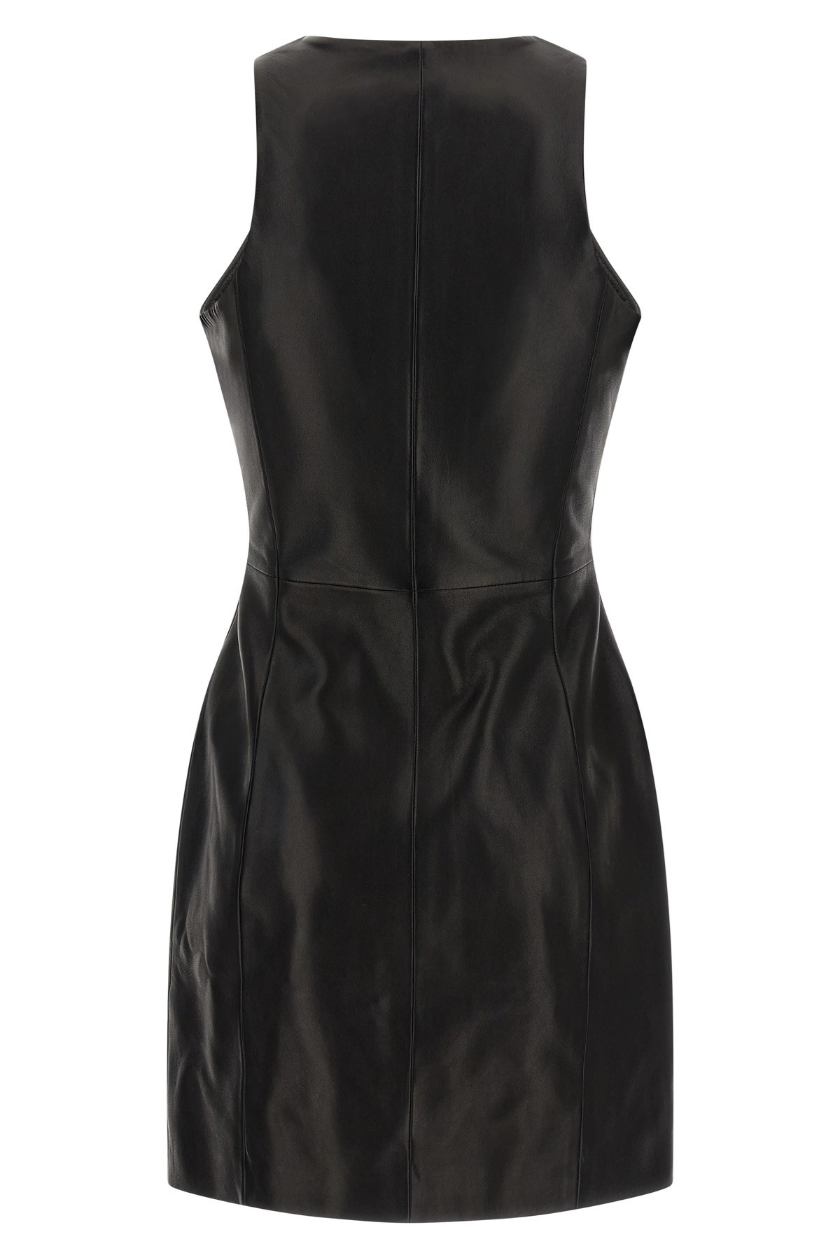 Maxi zip leather dress - 3