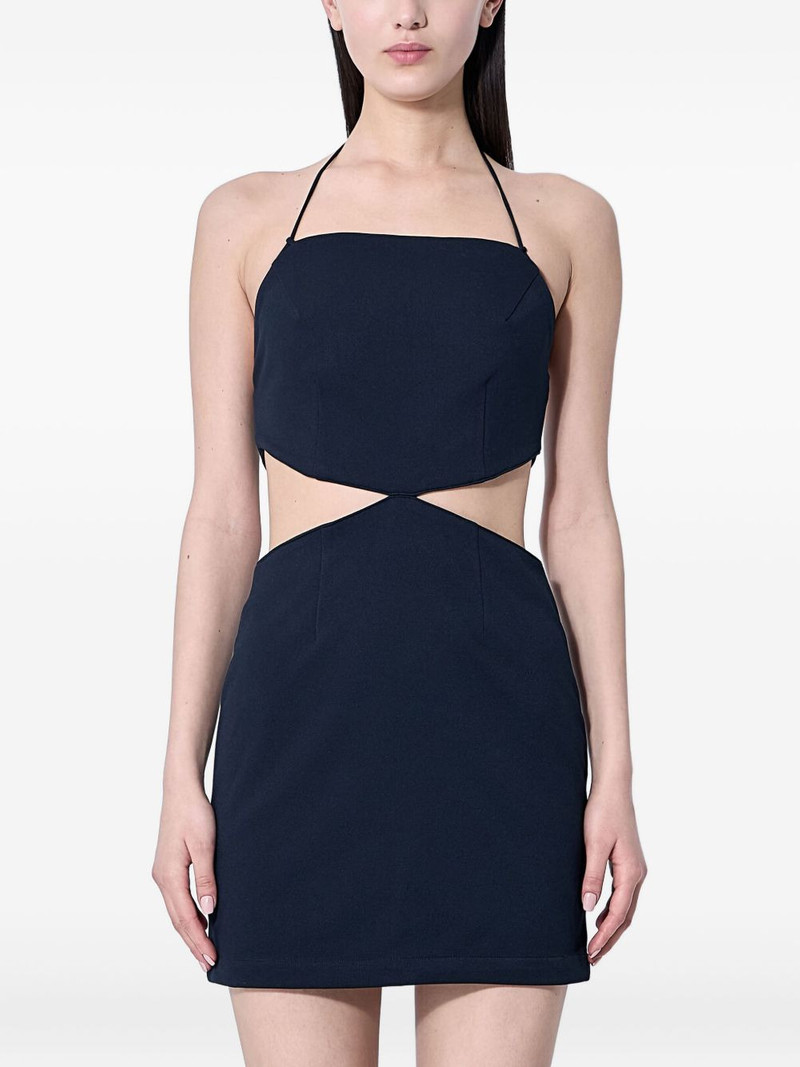 cut-out square-neck mini cocktail dress 1