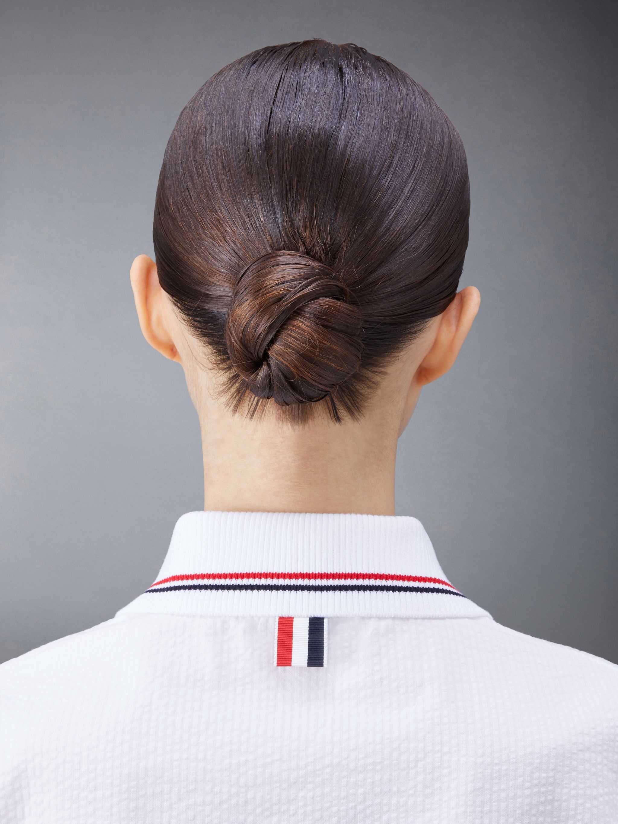 RWB-stripe seersucker polo top - 6