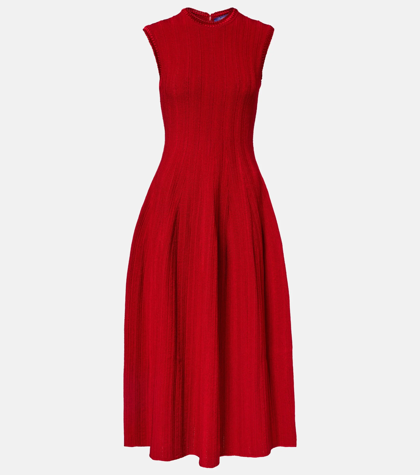Silk-blend midi dress - 1